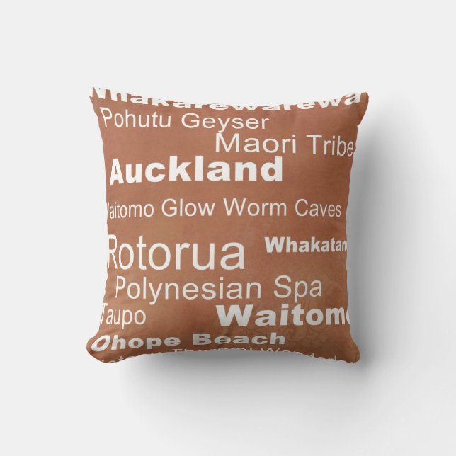 Almohada del acento de Nueva Zelanda (Anverso)