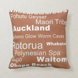 Almohada del acento de Nueva Zelanda