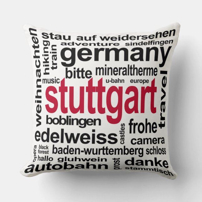 Almohada del acento de Stuttgart (Anverso)