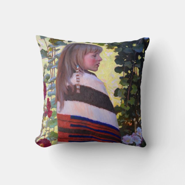 Almohada del acento de Wapiya Winyan (Anverso)