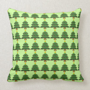 Almohada del acento del árbol de navidad