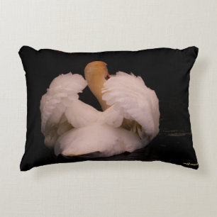 Almohada del acento del cisne de Maui