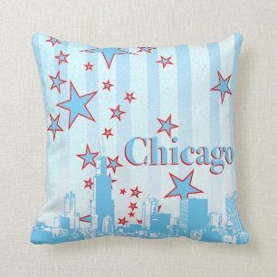 Almohada del acento del horizonte de Chicago