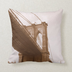 Almohada del acento del puente de Brooklyn de la