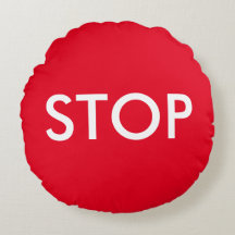 Almohada del acento del Rótulo de la parada del