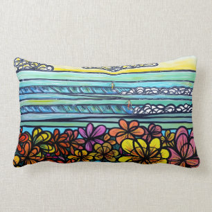Almohada del algodón de la resaca del flower powe