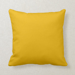 almohada del amarillo de la mostaza de la especia