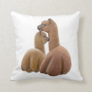 Almohada del amor de la alpaca