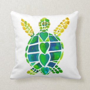 Almohada del amor de la tortuga