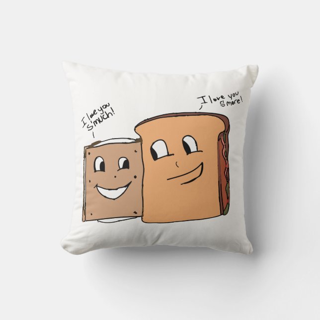 Almohada del amor del bocadillo (Anverso)