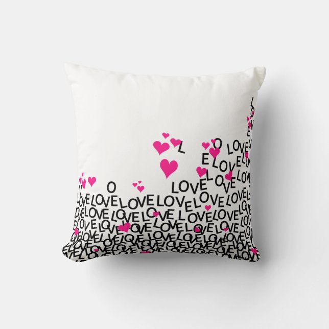 Almohada del amor del el día de San Valentín (Anverso)