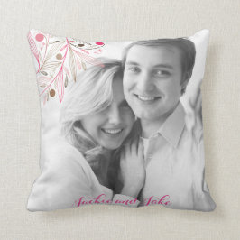 Almohada del amor del nombre de los pares de la