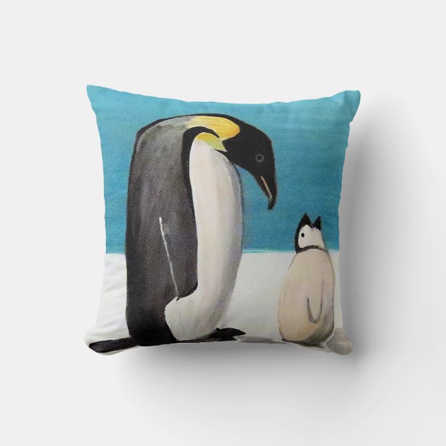 Almohada del amor del pingüino (Anverso)