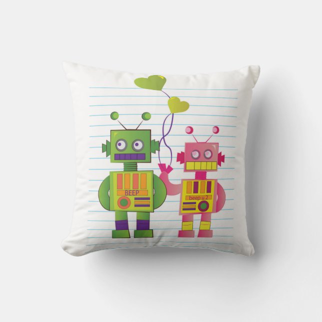 Almohada del amor del robot (Anverso)