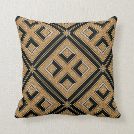 Almohada del amortiguador del oro del negro del