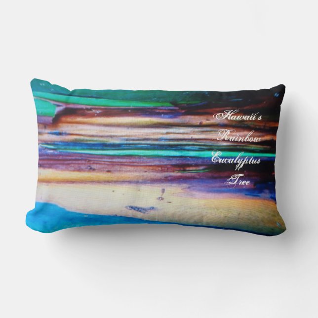 Almohada del árbol de eucalipto del arco iris de (Anverso)