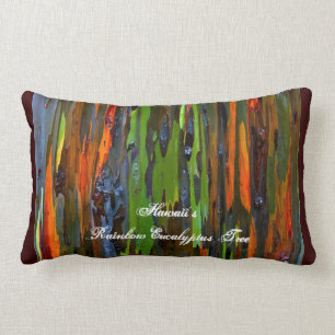 Almohada del árbol de eucalipto del arco iris de