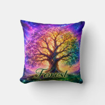 Almohada del Árbol de la Vida del Bosque