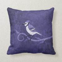 Almohada del arrendajo azul