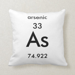 Almohada del arsénico del cuadro periódico 33