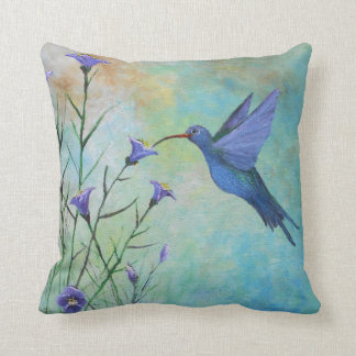Almohada del ARTE del colibrí