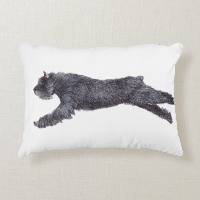 Almohada del arte del perro del DES Flandres de (Anverso)