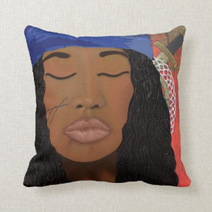 Almohada del arte del vudú de Erzulie Dantor