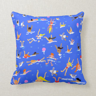 Almohada del arte: Nadadores el tintóreo de Juan