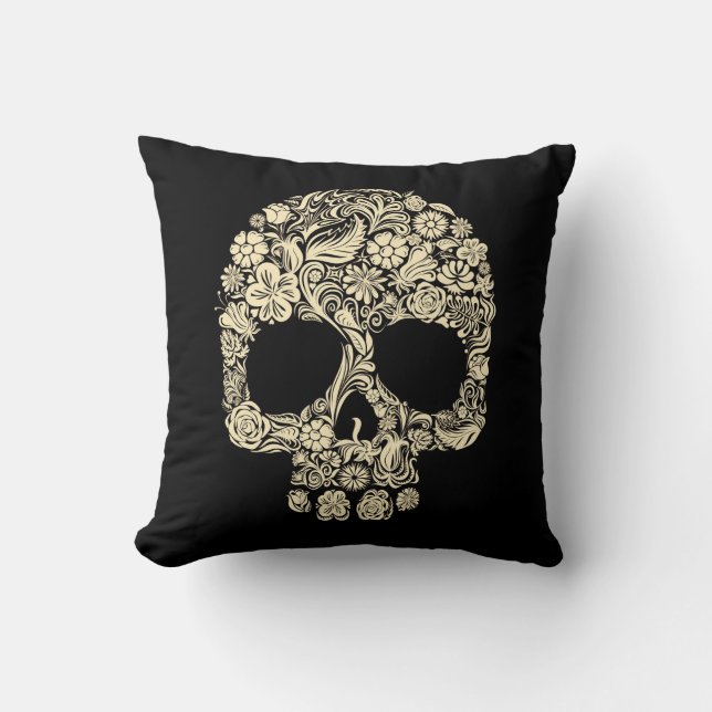 Almohada del as de Betty del cráneo del azúcar (Anverso)