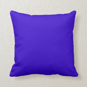 almohada del azul de la púrpura real