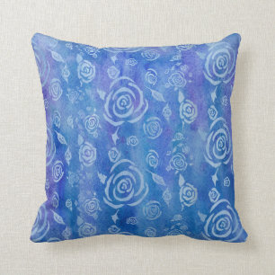 Almohada del azul del batik de Bali