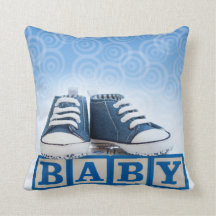ALMOHADA DEL AZUL DEL BEBÉ