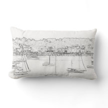 Almohada del barco de vela