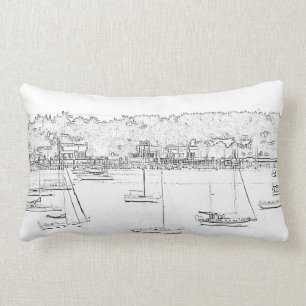 Almohada del barco de vela