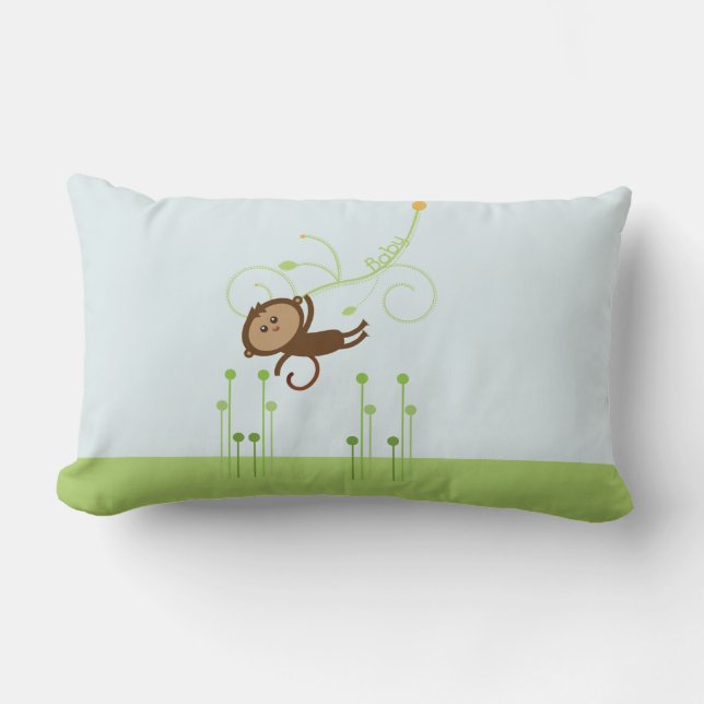 Almohada del bebé del mono (Anverso)