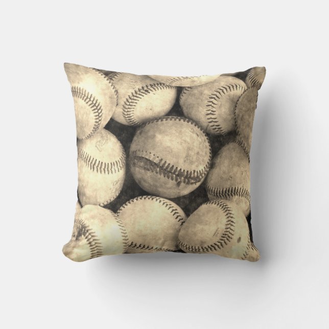 Almohada del béisbol del vintage (Anverso)