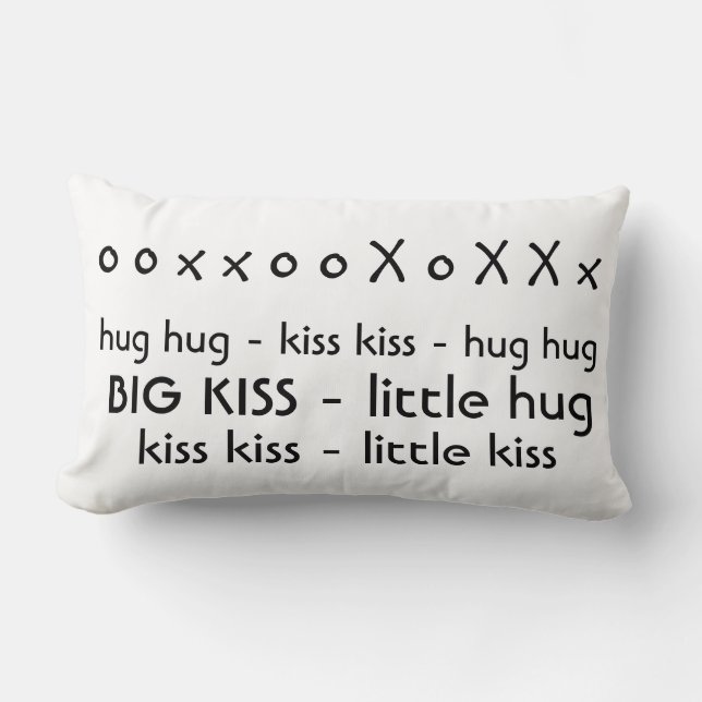 Almohada del beso del beso del abrazo del abrazo (Anverso)