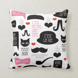 Almohada del bigote del bigote de París