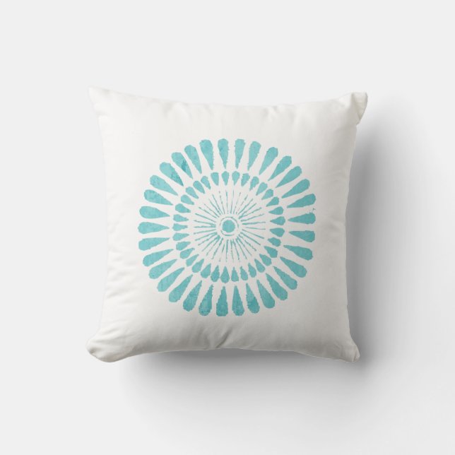 Almohada del blanco del resplandor solar de la (Anverso)
