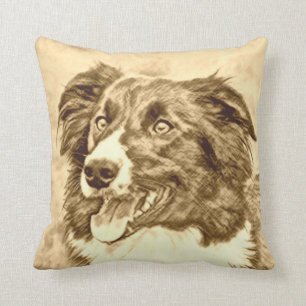 Almohada del border collie