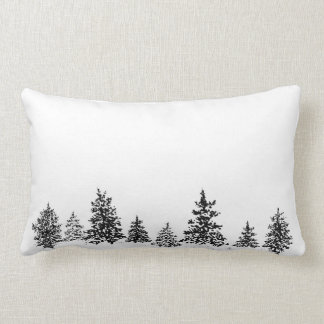 Almohada del bosque del invierno