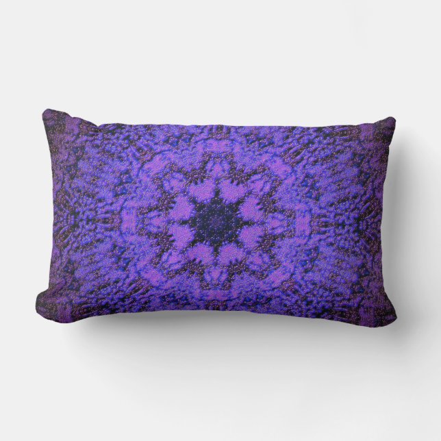 Almohada del brocado del arándano (Anverso)