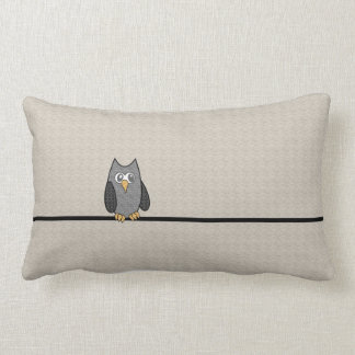 Almohada del búho del remiendo
