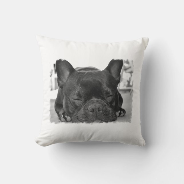 Almohada del bulldog francés (Anverso)