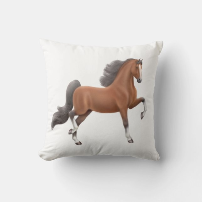 Almohada del caballo de Saddlebred del americano (Anverso)