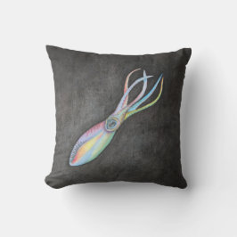 Almohada del calamar del arco iris