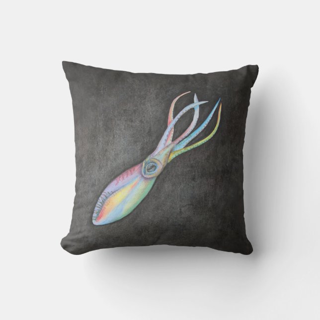 Almohada del calamar del arco iris (Anverso)