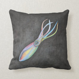Almohada del calamar del arco iris
