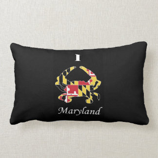 Almohada del cangrejo de la bandera de Maryland