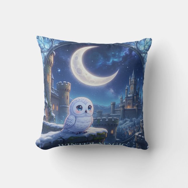 Almohada del Castillo de la Luna de la Lechuza Nev (Anverso)
